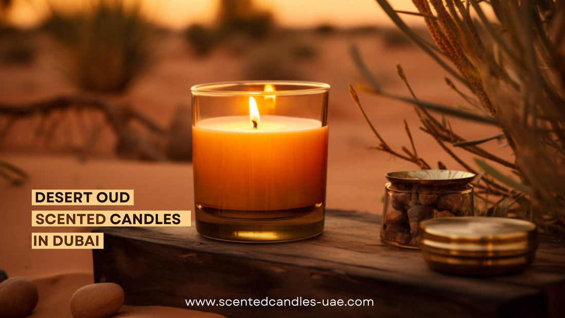 oud scented candles in dubai handcrafted by happahee soy wax company